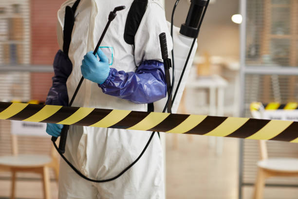 Professional Biohazard Cleanup technician working in North Berwick, ME